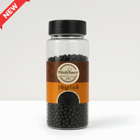 MisthAmrit Hing Goli | Authentic Digestive Candy | Asafoetida & Spices Blend | Tangy & Spicy After-Meal Digestive | Traditional Indian Mukhwas (100g)